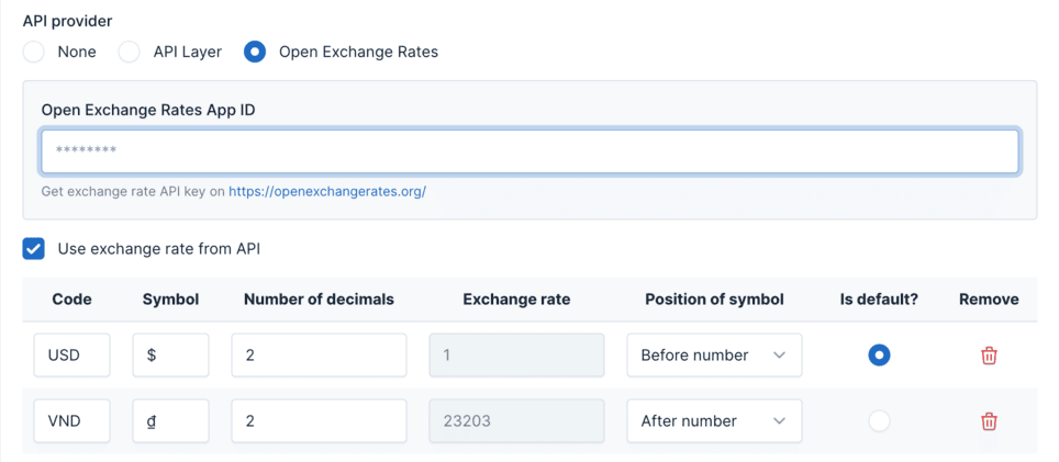 Exchange Rates